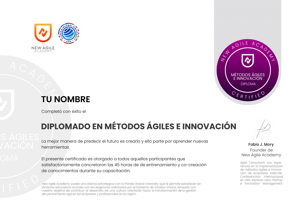 DIPLOMA MÉTODOS ÁGILES